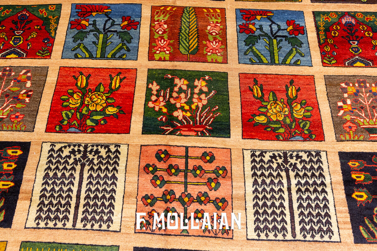 Bakhtiari Rug Very Large Garden Design n°:818996